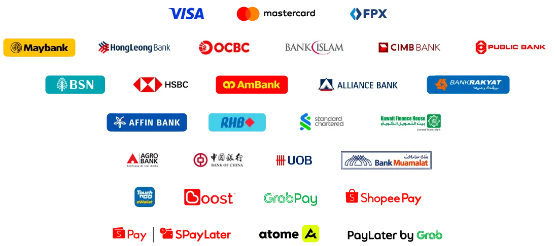 PayHalal supported payment methods